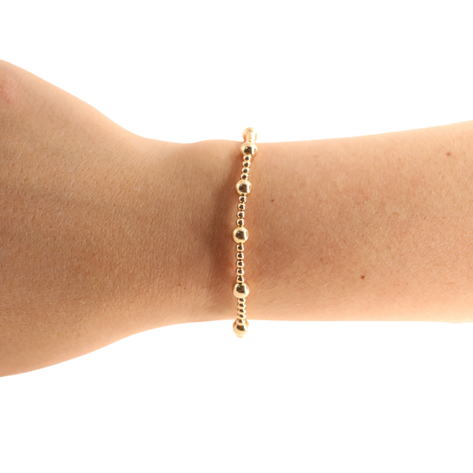 Lively Bracelet in Gold: Extended 7.25 inch