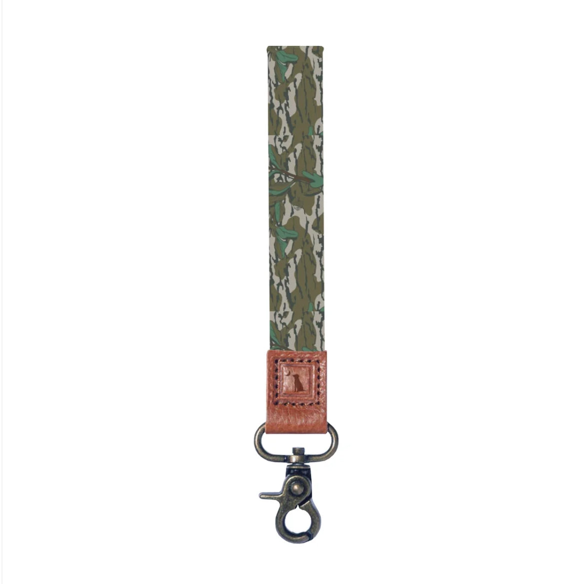 Local Boy Outfitters Wrist Lanyard - Green Leaf (mossy oak)