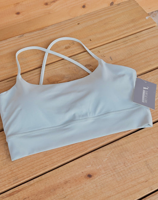Local Girl Outfitters - LG Sports Bra Top - Eucalyptus