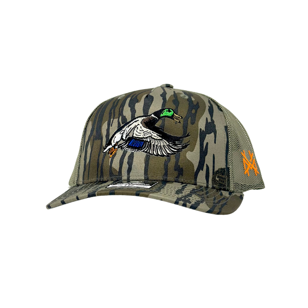 MHC Mallard Trucker Hat: 112 Bottomland/Loden