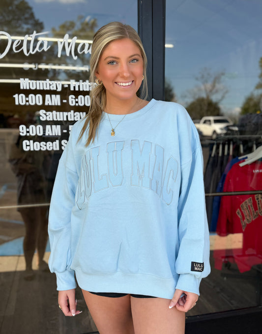 LULU MAC Sweatshirt: LIGHT BLUE