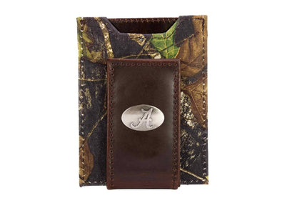Alabama Crimson Tide Mossy Oak Wallets.: Slim Front Pocket