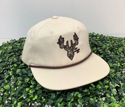 SB Camo Deer Hat: Khaki/Brown 7p
