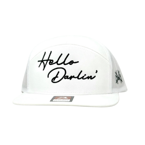 MHC Hello Darlin Trucker Hat: Mossy Oak Breakup Country/ Black Otto