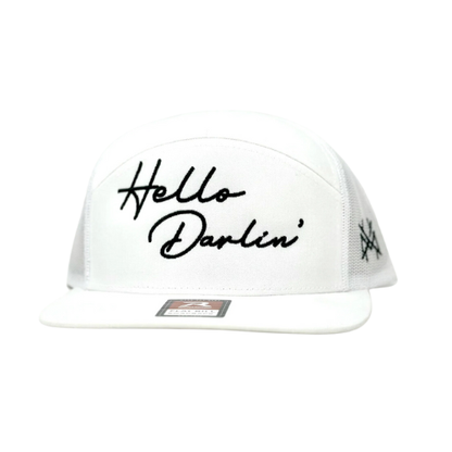 MHC Hello Darlin Trucker Hat: Mossy Oak Breakup Country/ Black Otto