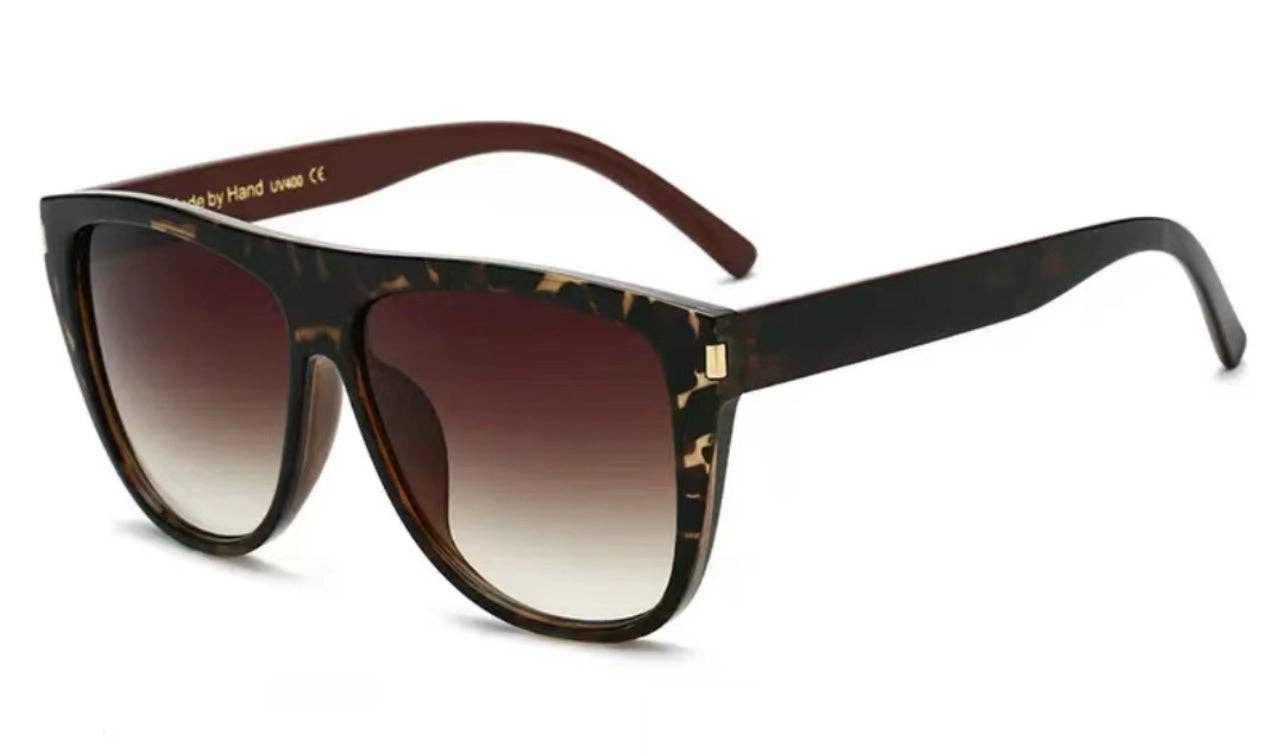 Ember - Woman's Oversized Square Sunglasses: Brown