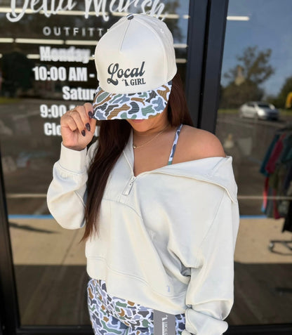 Local Girl Freelance Quarter Zip - LSD