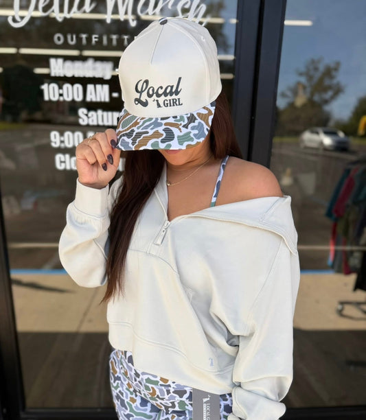 Local Girl Freelance Quarter Zip - LSD