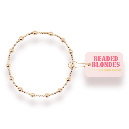 June Bracelet in Gold: Standard 6.75 inch