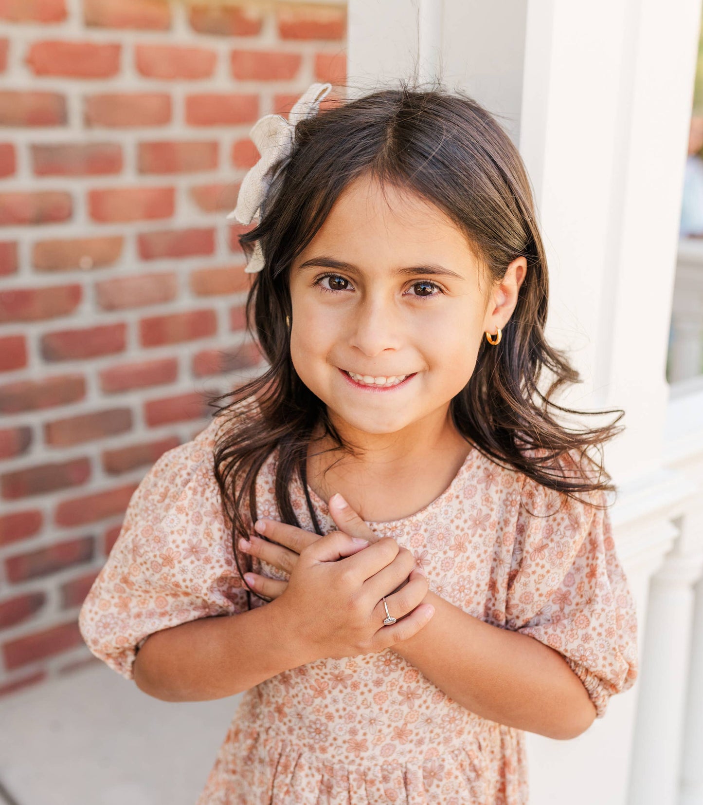 14K Gold-Plated Huggie CZ Hoop Earrings Kids, Girls, Women: 10mm