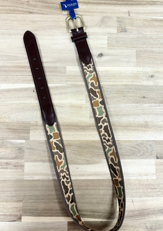 Local Boy Outfitters - Ribbon Belt - Old School Camo