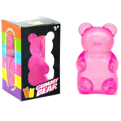 Bear Slow Rising Stress Relief Squeeze Toy Box: Orange bear