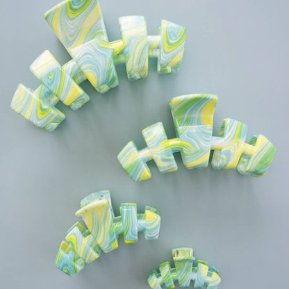 TELETIE Classic | By the Sea Shore | Medium Hair Clip