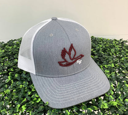 Prep Goose Sb  Hat: Foggy Marsh Vein Camo 7 Panel
