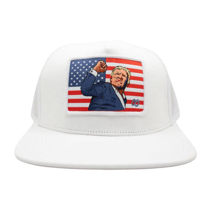 LIMITED EDITION Patriot Trump Hat: White