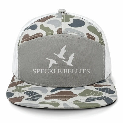 3G/3D Logo 7 Panel: Brackish/White