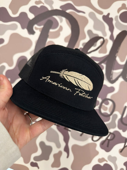 The Feather - 7 Panel All Black