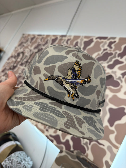 BURLEBO - Duck - Grey Camo Hat