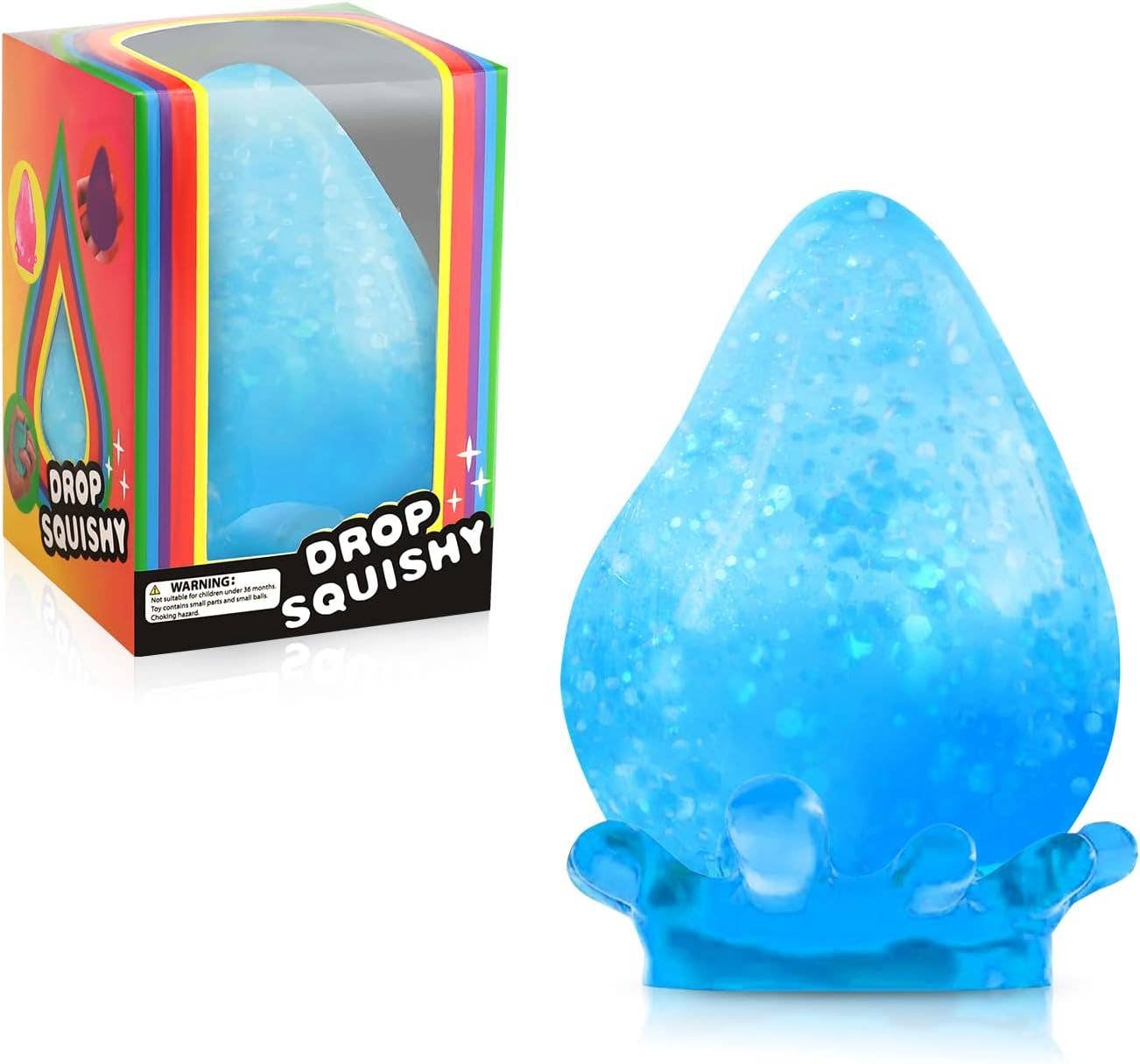 Bear Slow Rising Stress Relief Squeeze Toy Box: Orange bear