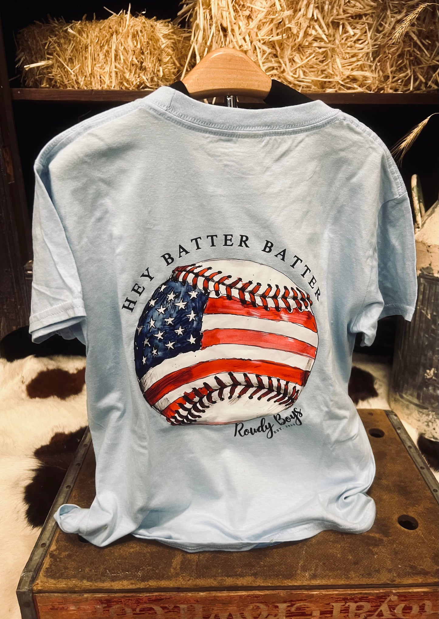 Youth Hey Batter Batter Tee