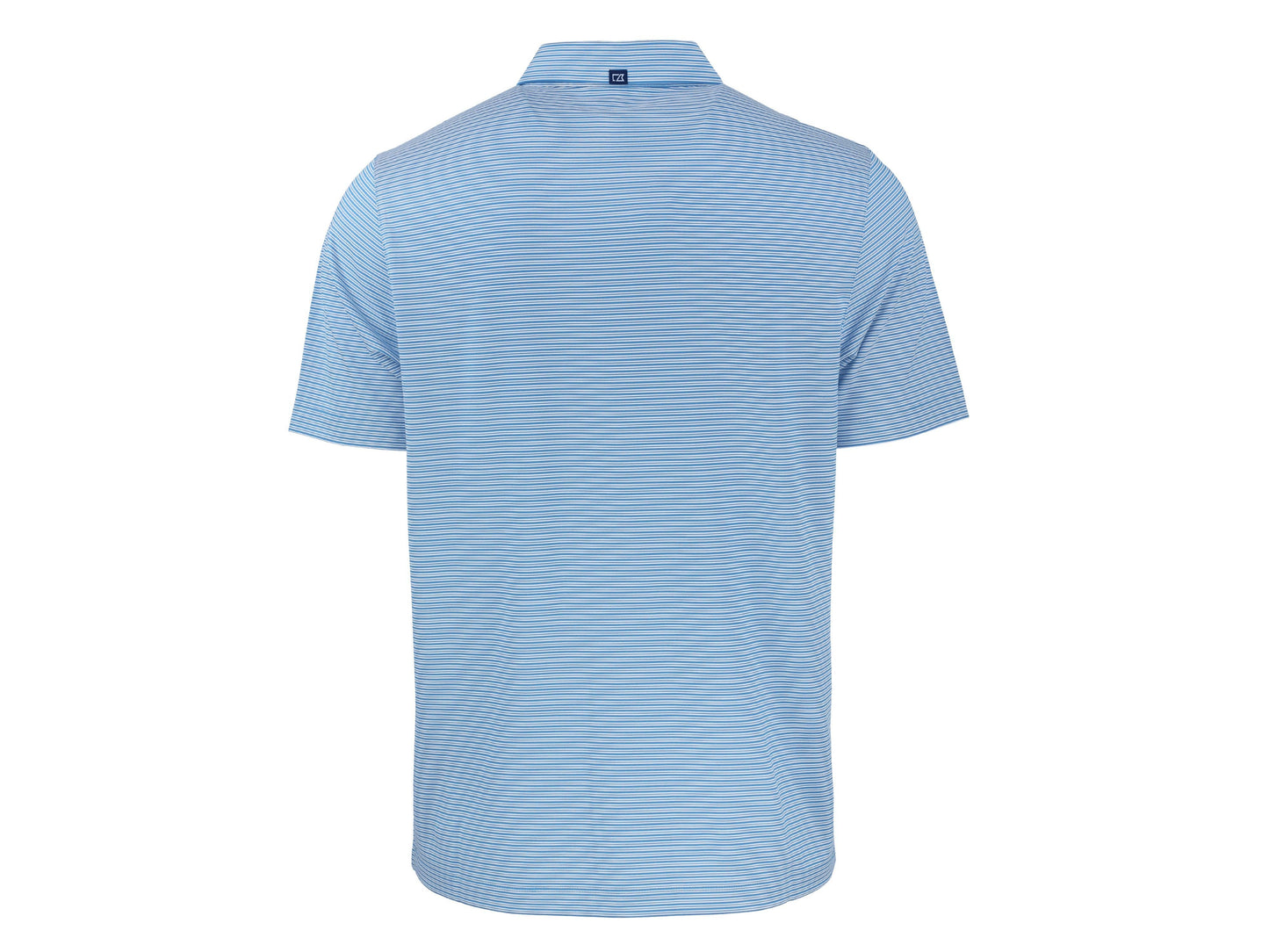 Cutter & Buck Forge Eco Double Stripe Recycled Mens Polo: College Purple/White