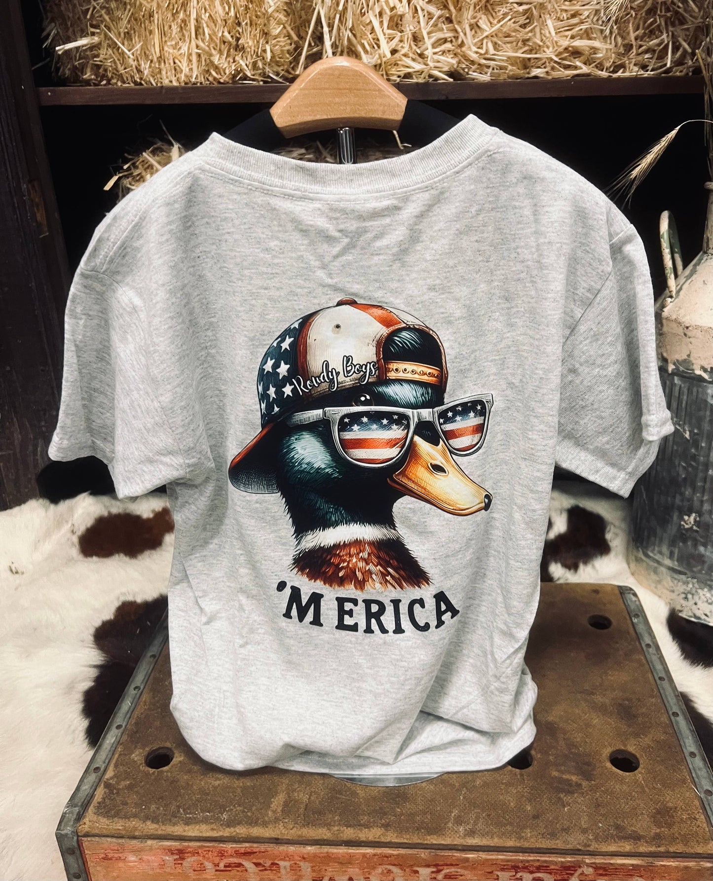 Youth 'Merica Duck Tee