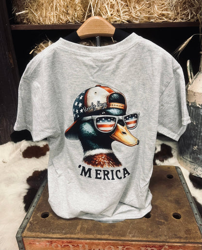 Youth 'Merica Duck Tee