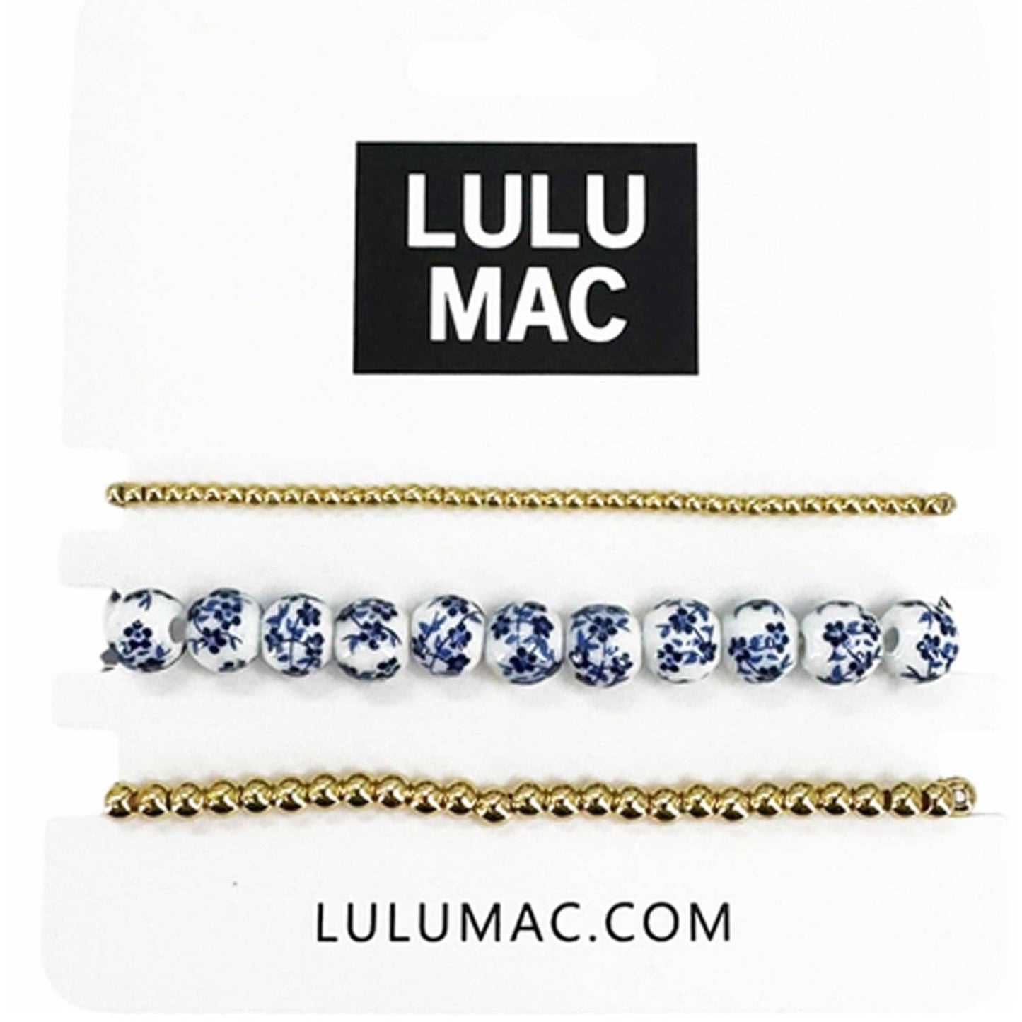 Lulu Mac Beaded Bracelet - Blue