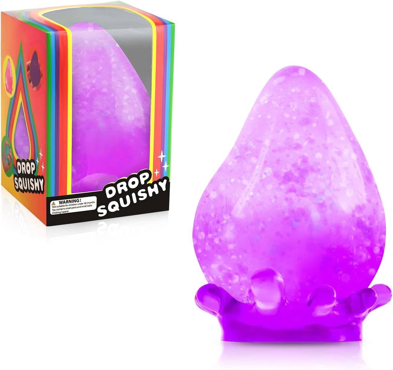 Bear Slow Rising Stress Relief Squeeze Toy Box: Orange bear