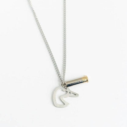 Mallard Duck Shot - Stainless Steel Necklace