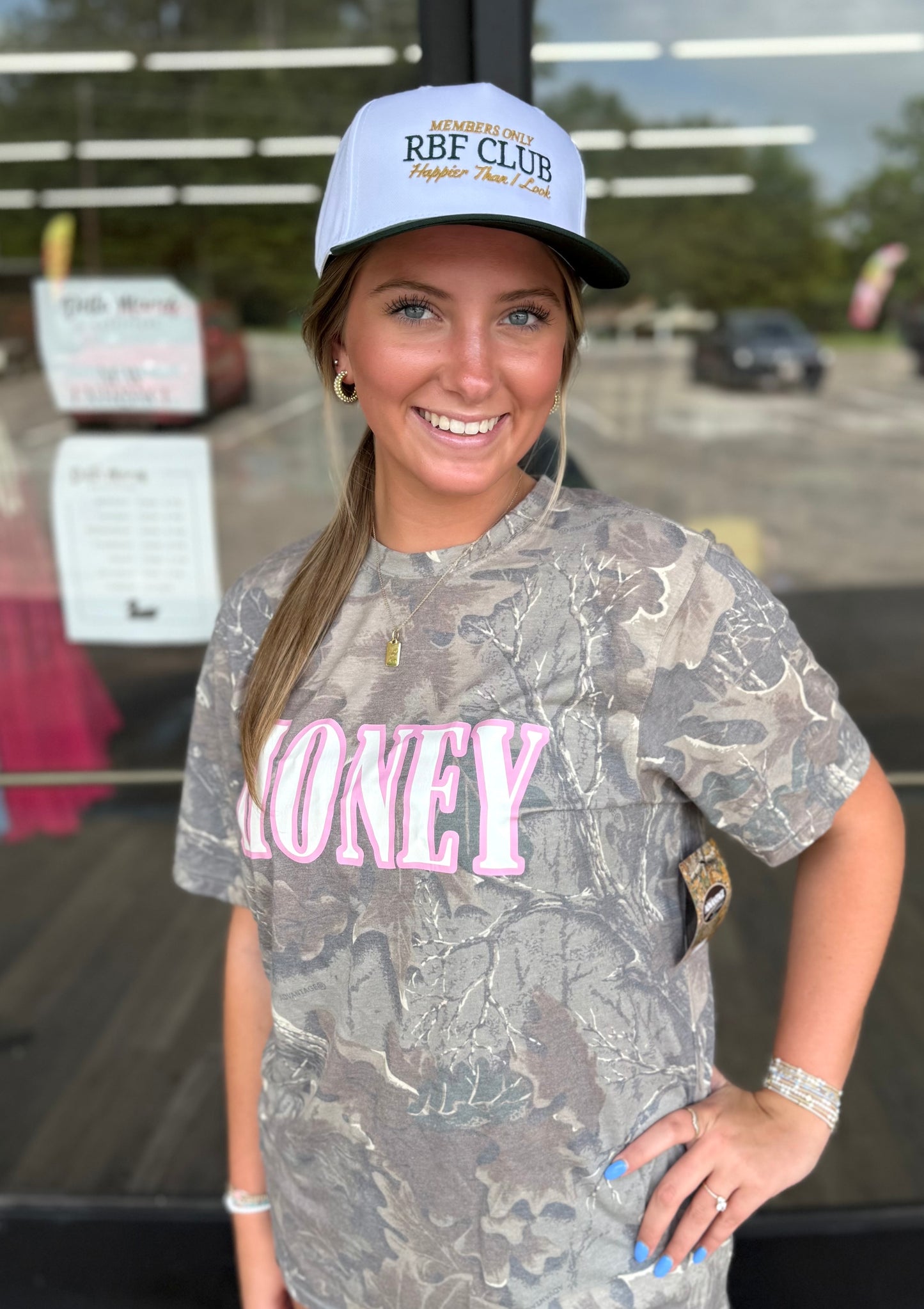 MHC RBF Club Trucker Hat: Green/White Otto