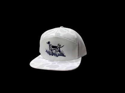 Pointer Cap: Heather Grey/ White 112