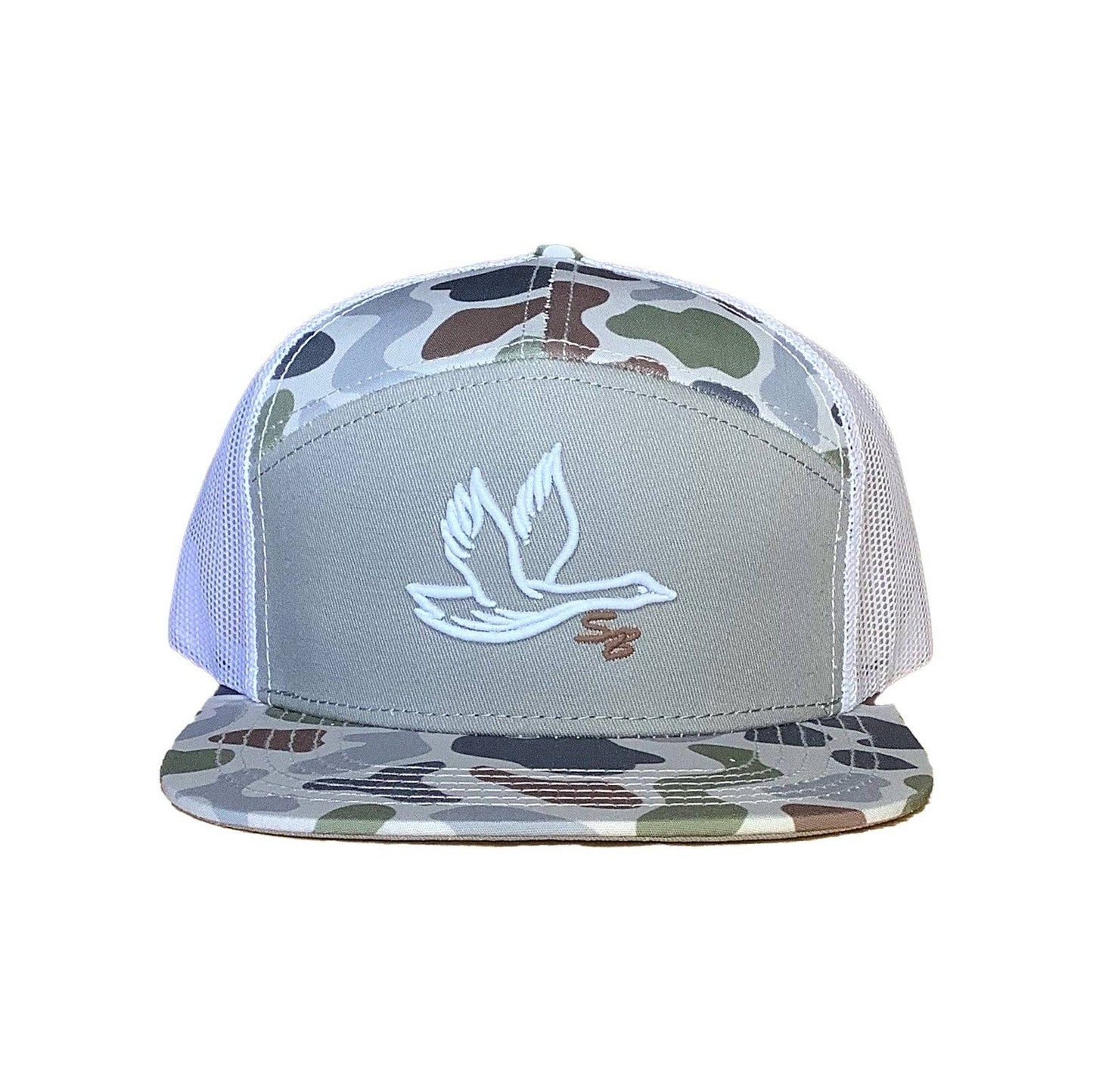 Prep Goose Sb  Hat: Muddy Bottom Vein Camo 7 Panel