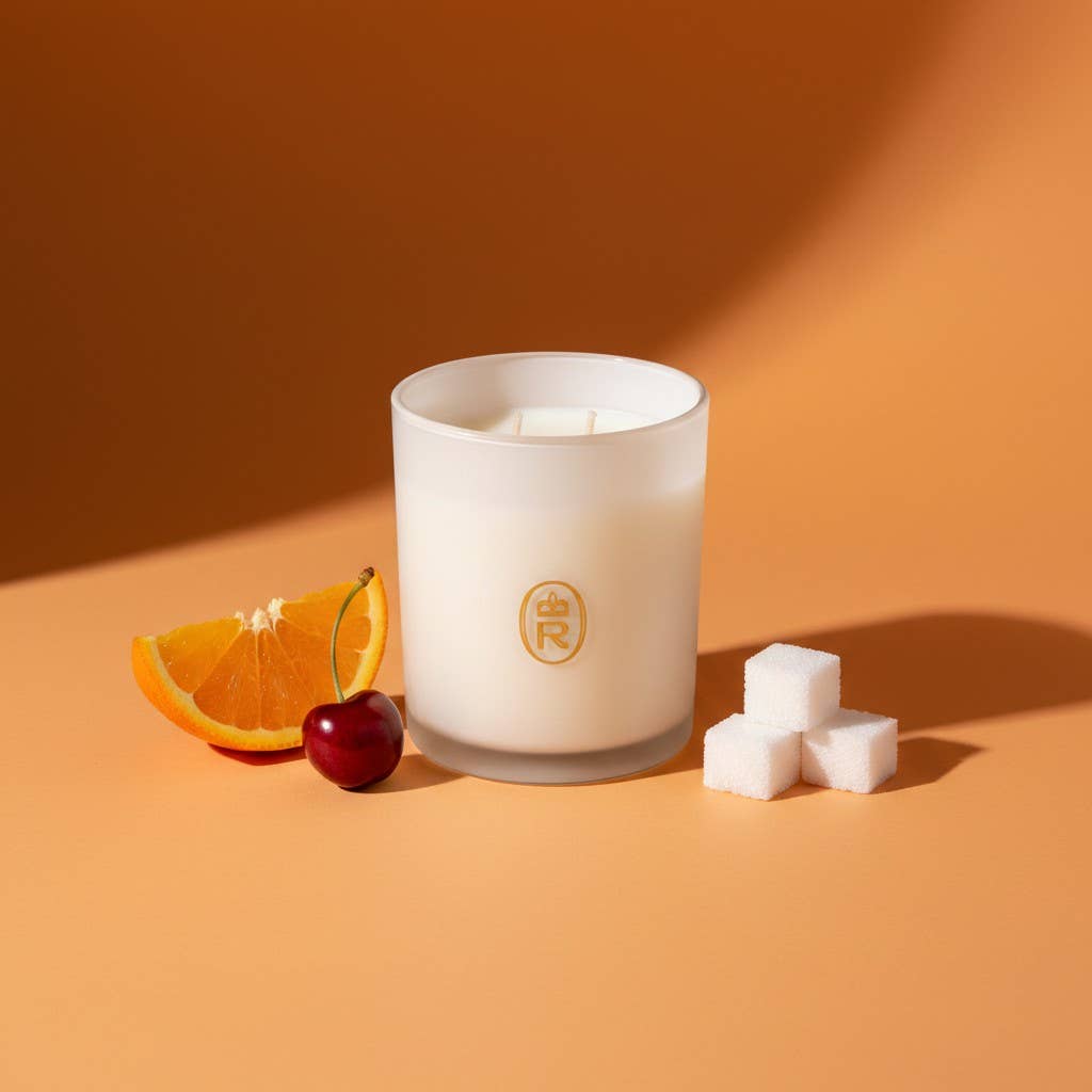 14 oz Boxed Glass Candle: Orleans Tea