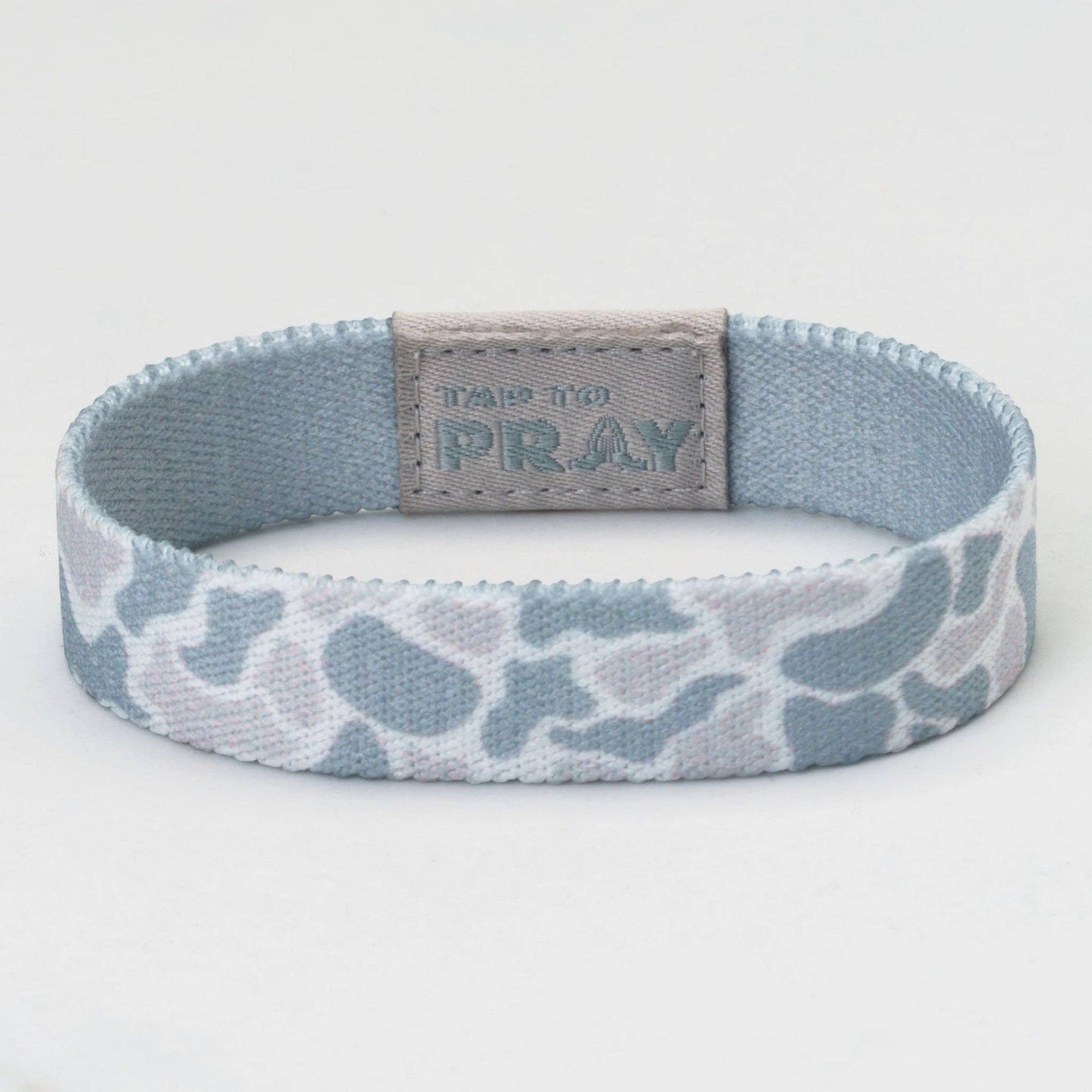 Tap To Pray® Wristband – River Rock Camo - Aspen