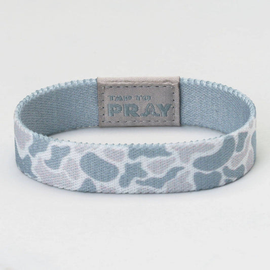 Tap To Pray® Wristband – River Rock Camo - Aspen