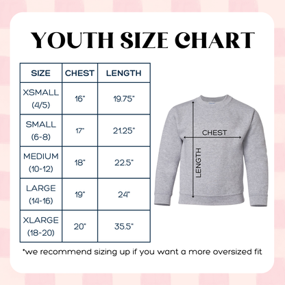 Puff But God Youth Sweatshirt