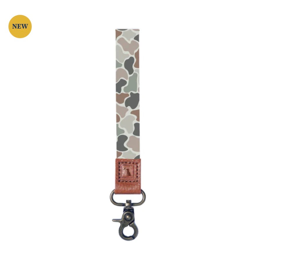 Local Girl Outfitters Wrist Lanyard - Forest Camo Flora