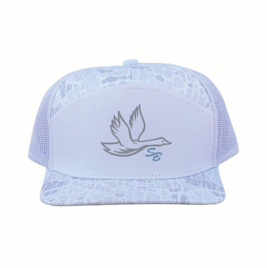 Prep Goose Sb  Hat: Ghost Vein Camo 7 Panel