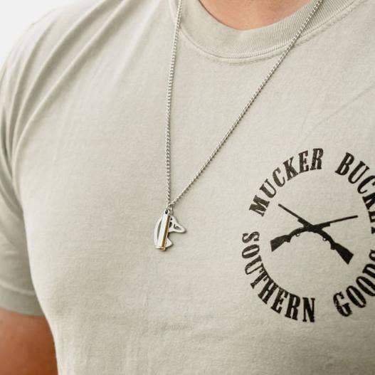 Mallard Duck Shot - Stainless Steel Necklace