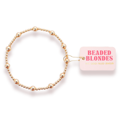 Lively Bracelet in Gold: Extended 7.25 inch
