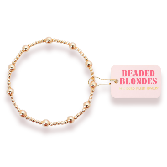 Lively Bracelet in Gold: Extended 7.25 inch