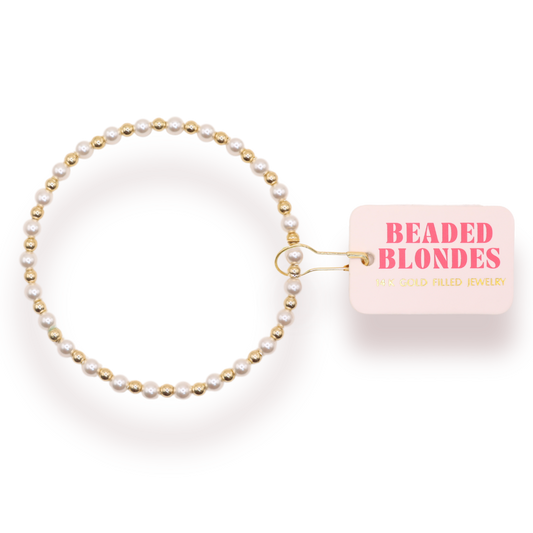 Luci Beaded Bracelet: Standard 6.75 inch