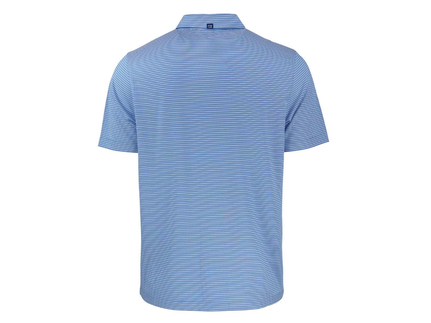 Cutter & Buck Forge Eco Double Stripe Recycled Mens Polo: College Purple/White