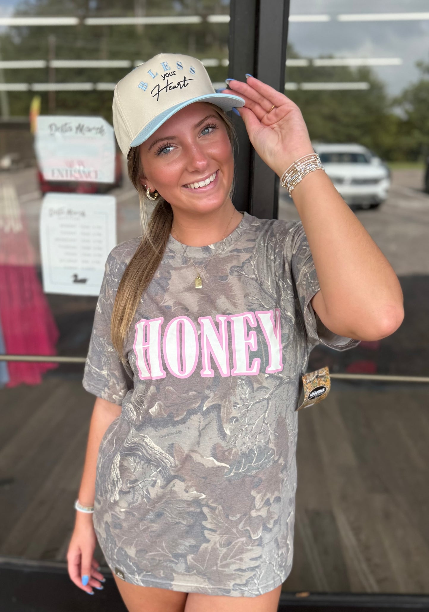 MHC Bless Your Heart: Powder Blue/Natural Otto