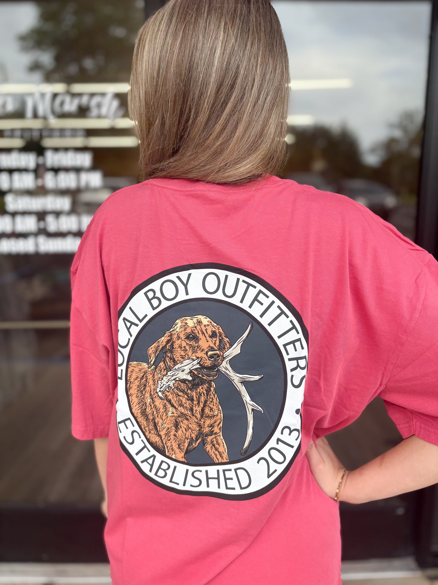 Local Boy Outfitters - Antler Retrieve SS Tee - Brick