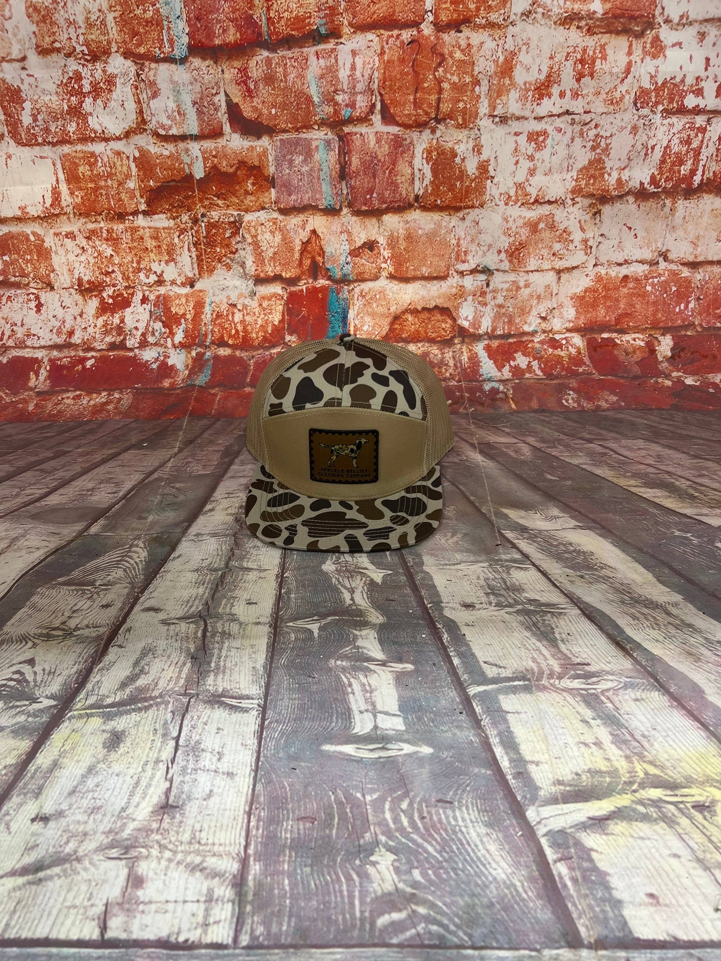 Camo Dog Sand Patch Flatbill: Delta