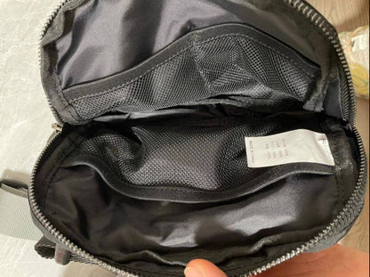 Nylon Belt Bag- Black Leopard RTS