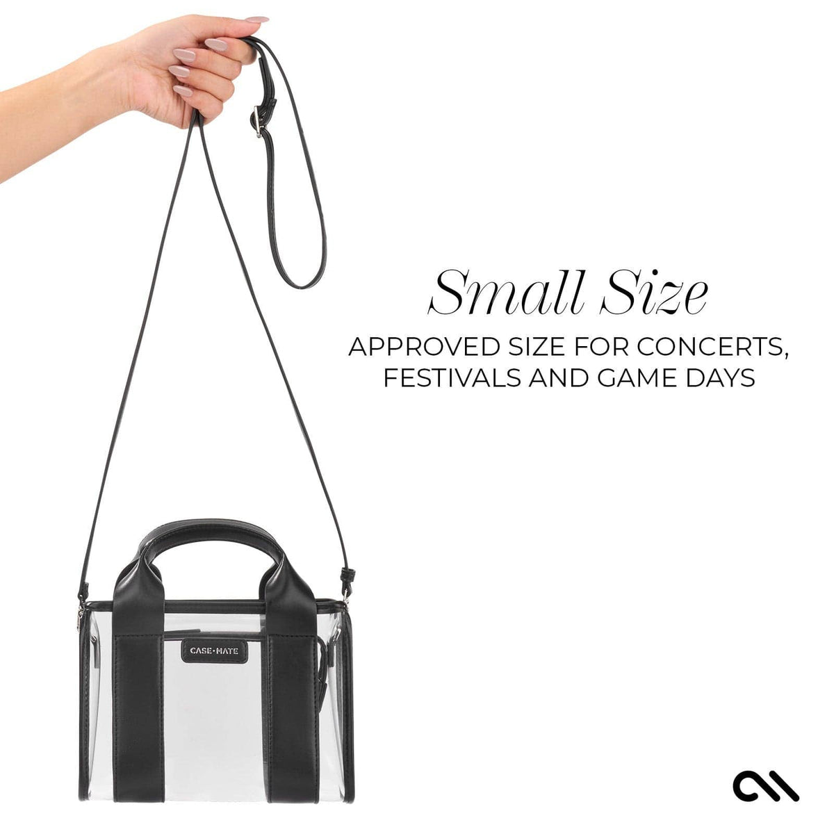 Case-Mate Clear Stadium Bag: Something Navy Twilly