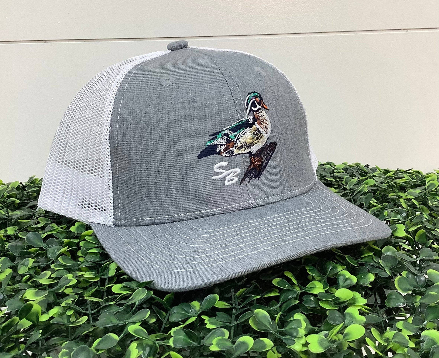 Wood Duck SB Cap: Ghost Vein Camo 7 Panel